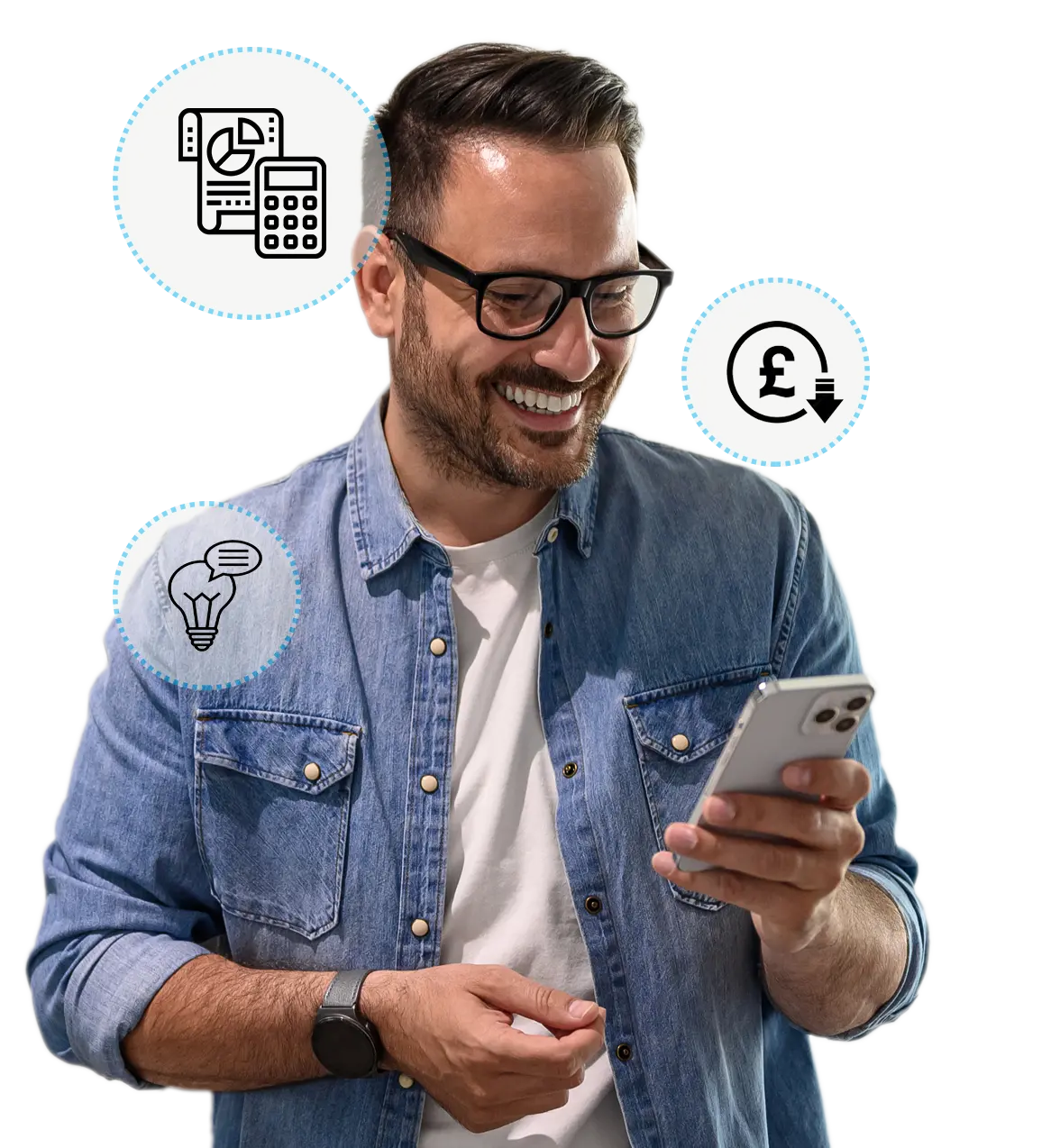 Business owner receiving tax advice during a consultation